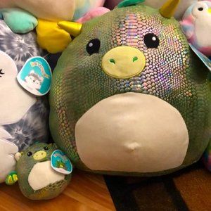 RARE Squishmallows 16” Marty the Dragon with FREE matching Marty 5”! BNWT